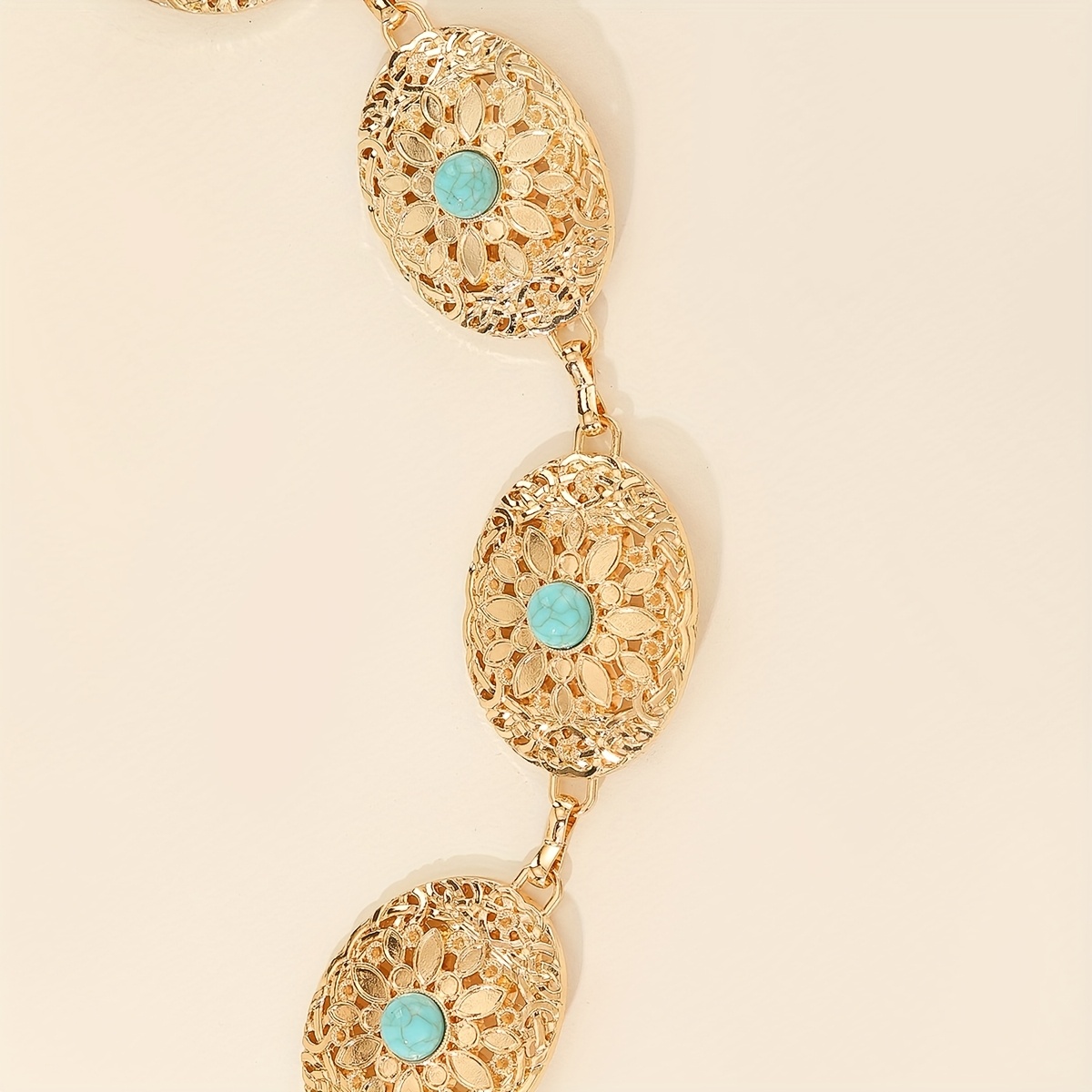 Women's Vintage Floral Adjustable Waist Belt
